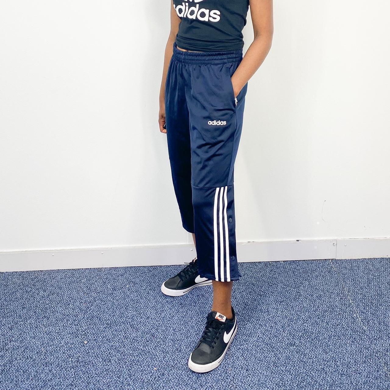 Adidas navy outlet joggers