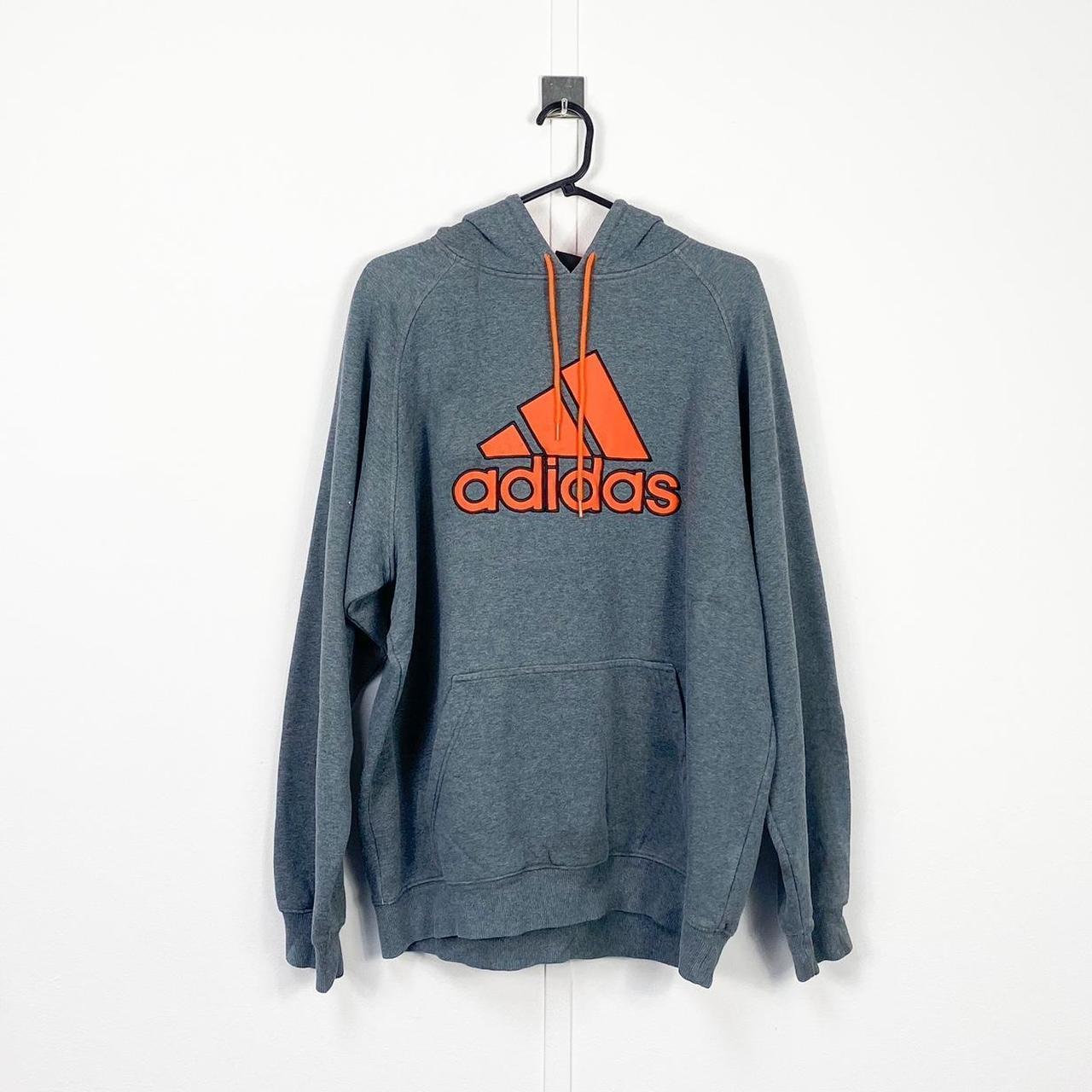 adidas hoodie neon orange