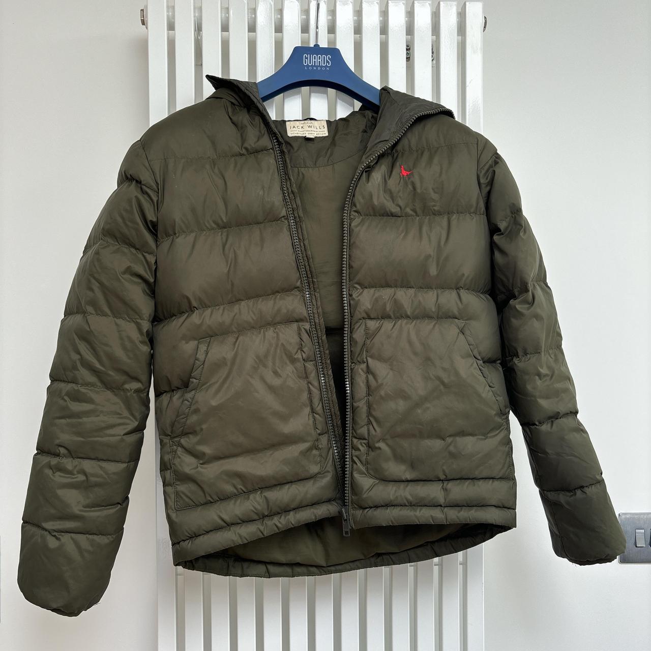 XS Khaki Jack Wills Puffer Jacket. Perfect condition