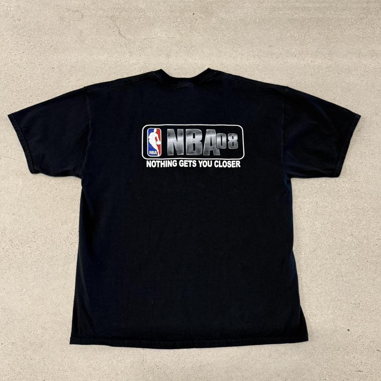 Vintage 2000s y2k NBA 08 PlayStation 2 black promo t | Depop