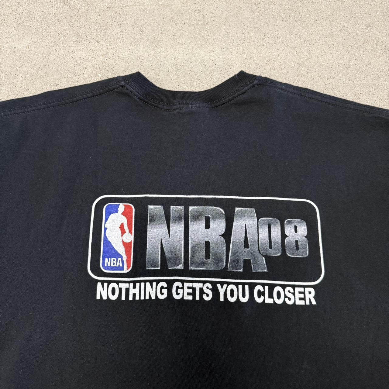Vintage 2000s y2k NBA 08 PlayStation 2 black promo t | Depop