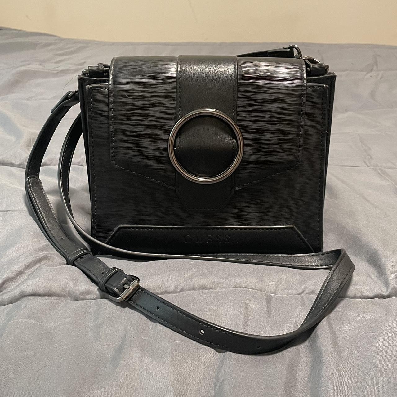 Guess vintage black leather purse. #purse #guess... - Depop