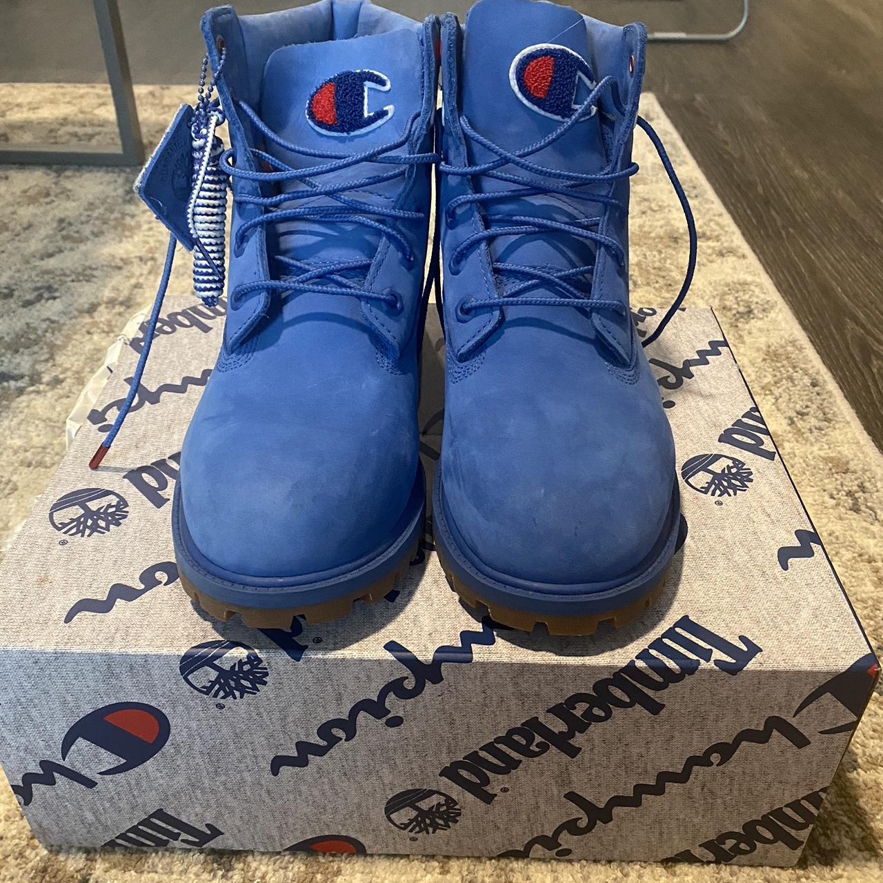 Champion x Timberland mens size Only worn a Depop