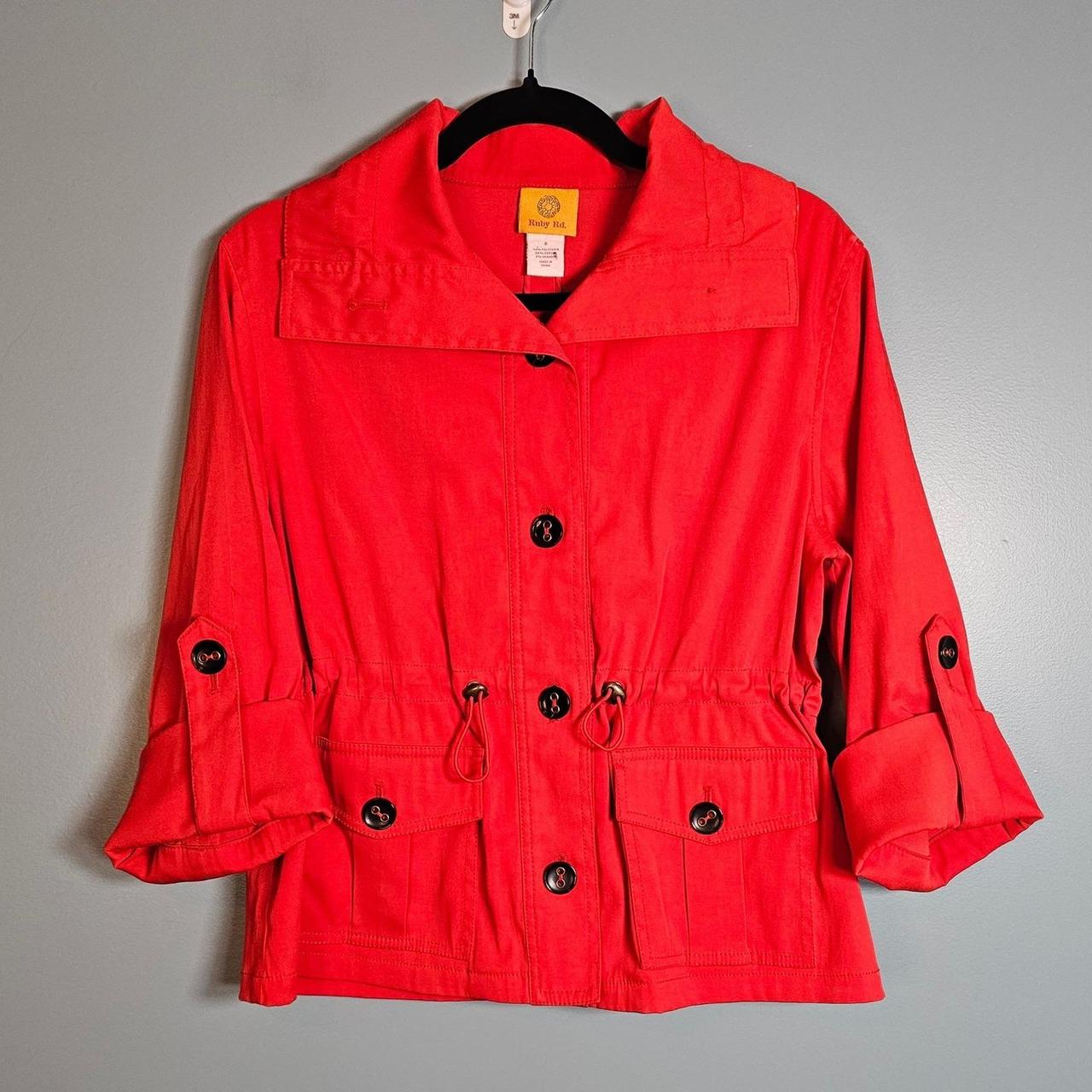 Ruby Rd. Women's Lightweight Jacket - Red - 6 – R… - image 1