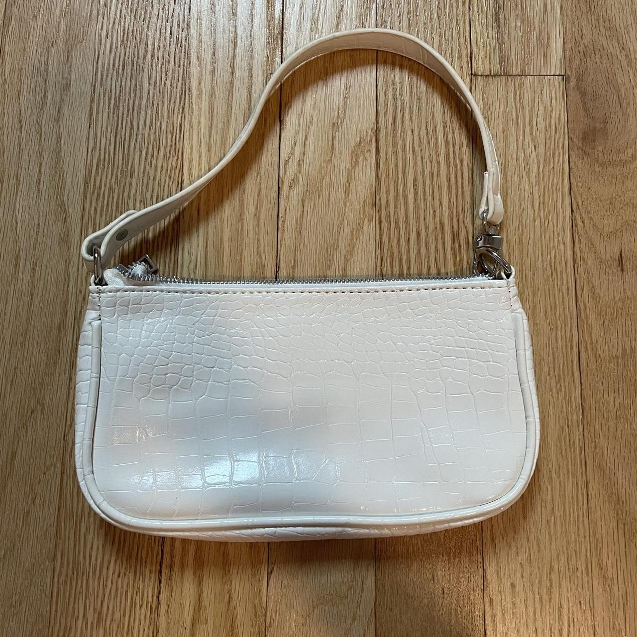 SHEIN, Bags, Shein Faux Crocodile White Shoulder Purse