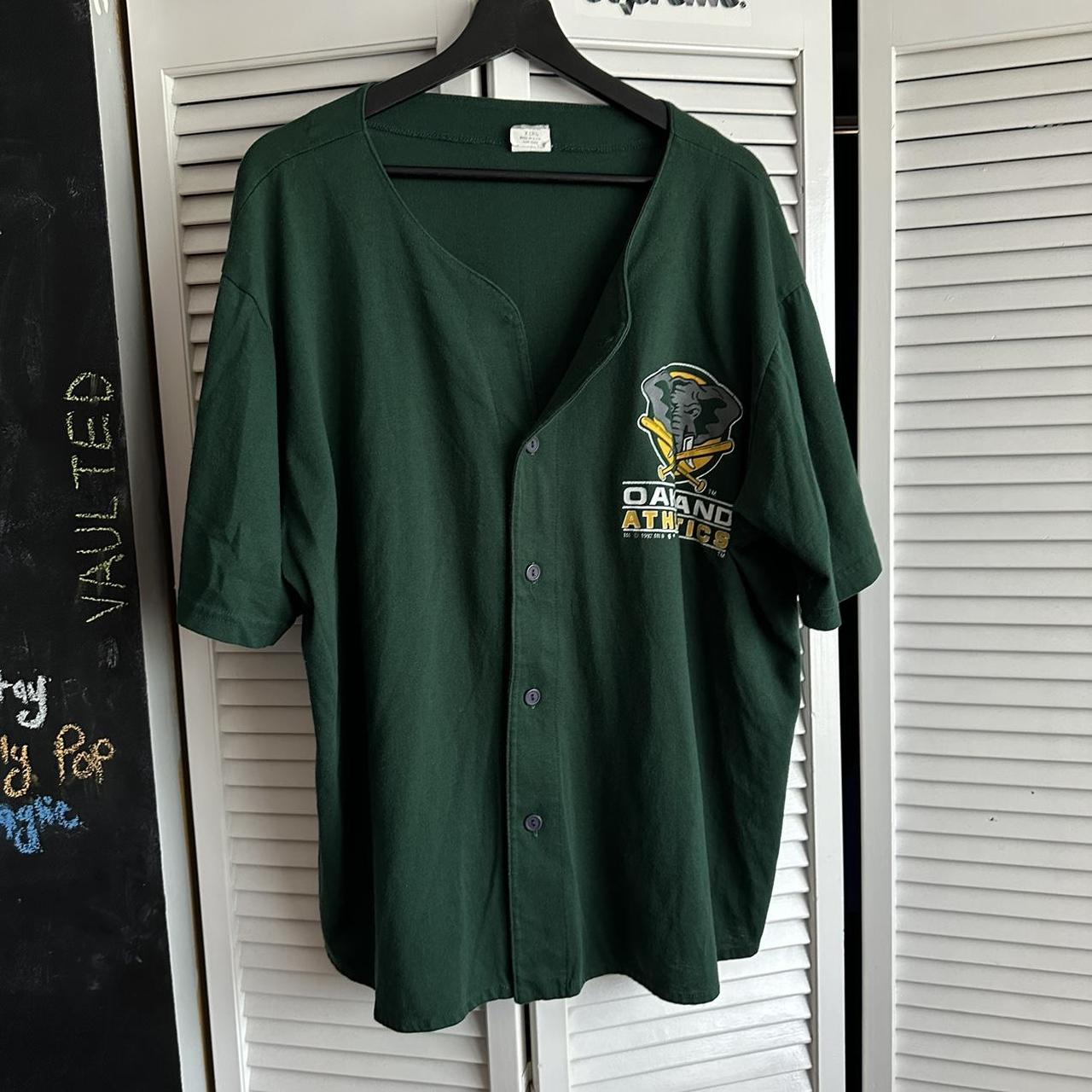 Vintage Oakland Athletics Baseball Jersey Size: XL, - Depop