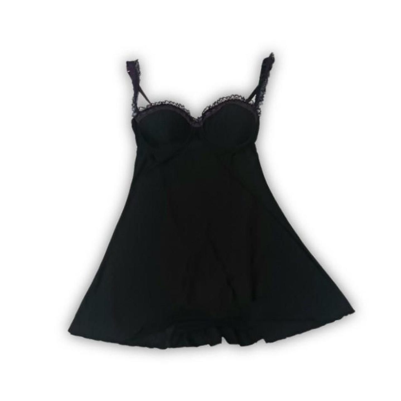 Black and purple lingerie top Size: M 36C Brand:... - Depop
