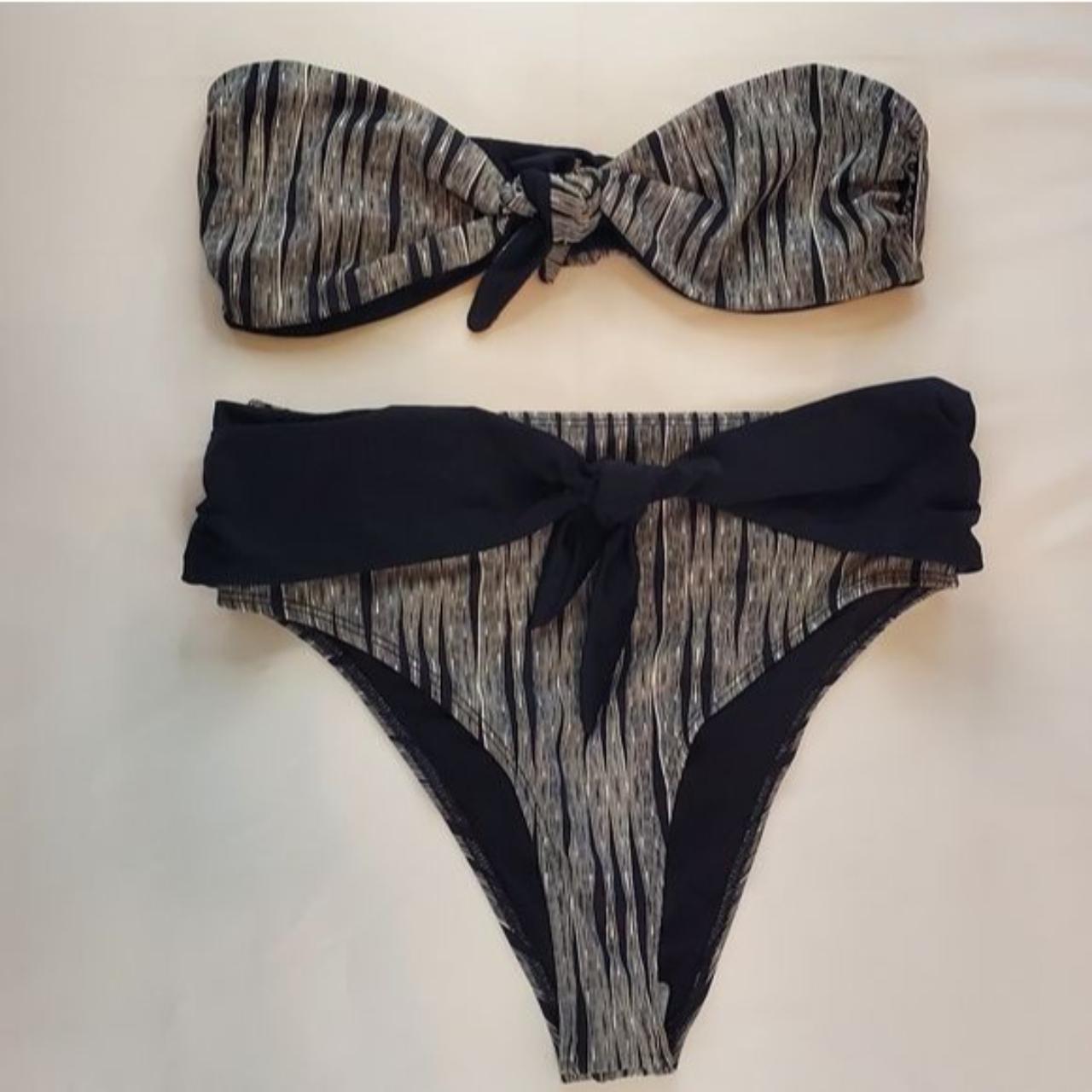 2 piece Bikini Strapless Size Medium (M) NWOT... - Depop