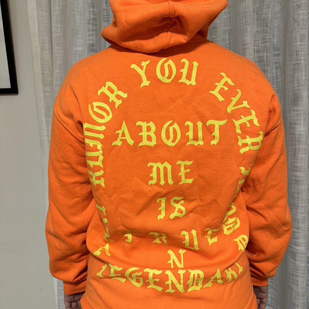 Kanye west orange hoodie online