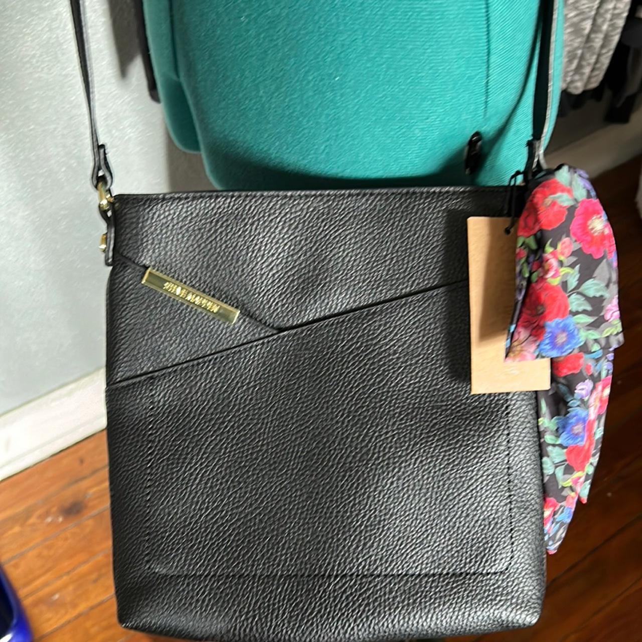 Steve Madden- black crossbody/ shoulder bag - Depop