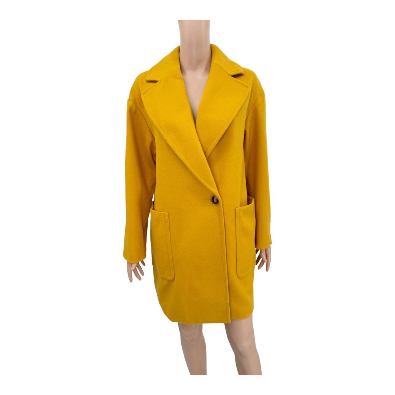 Carly top Oversized Yellow Coat