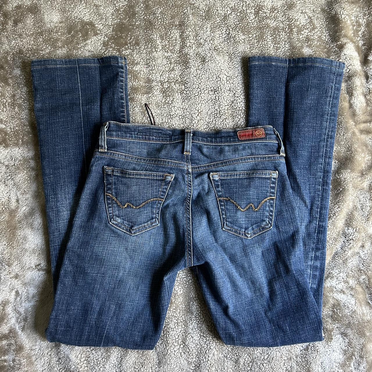 AG Jeans Women's Navy Jeans | Depop