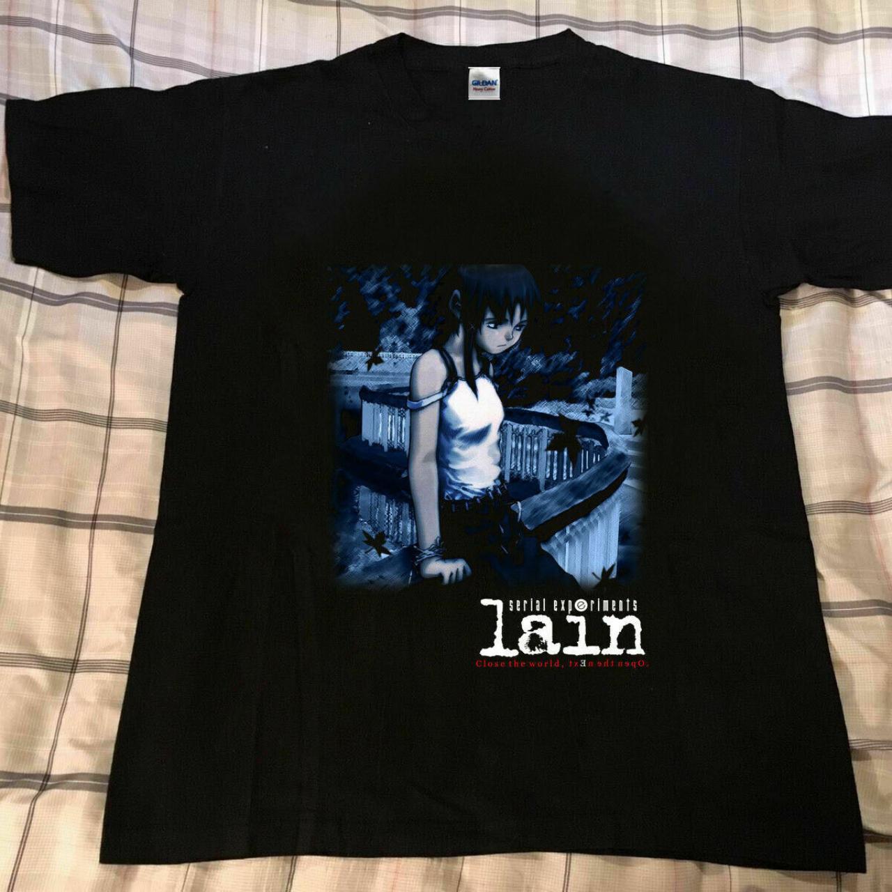 New shirt gildan Serial Experiments Lain Anime... - Depop