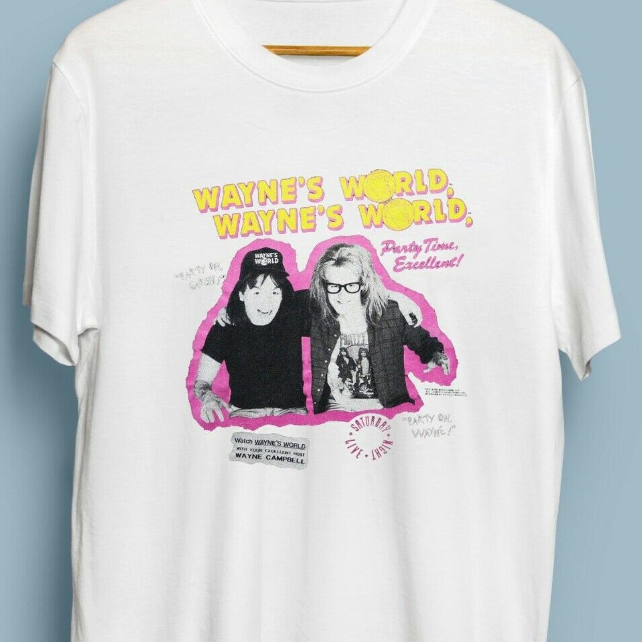 Wayne's world vintage sales shirt