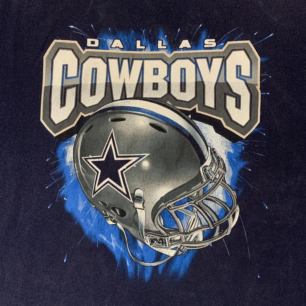 Vintage Dallas Cowboys big helmet shirt In great - Depop