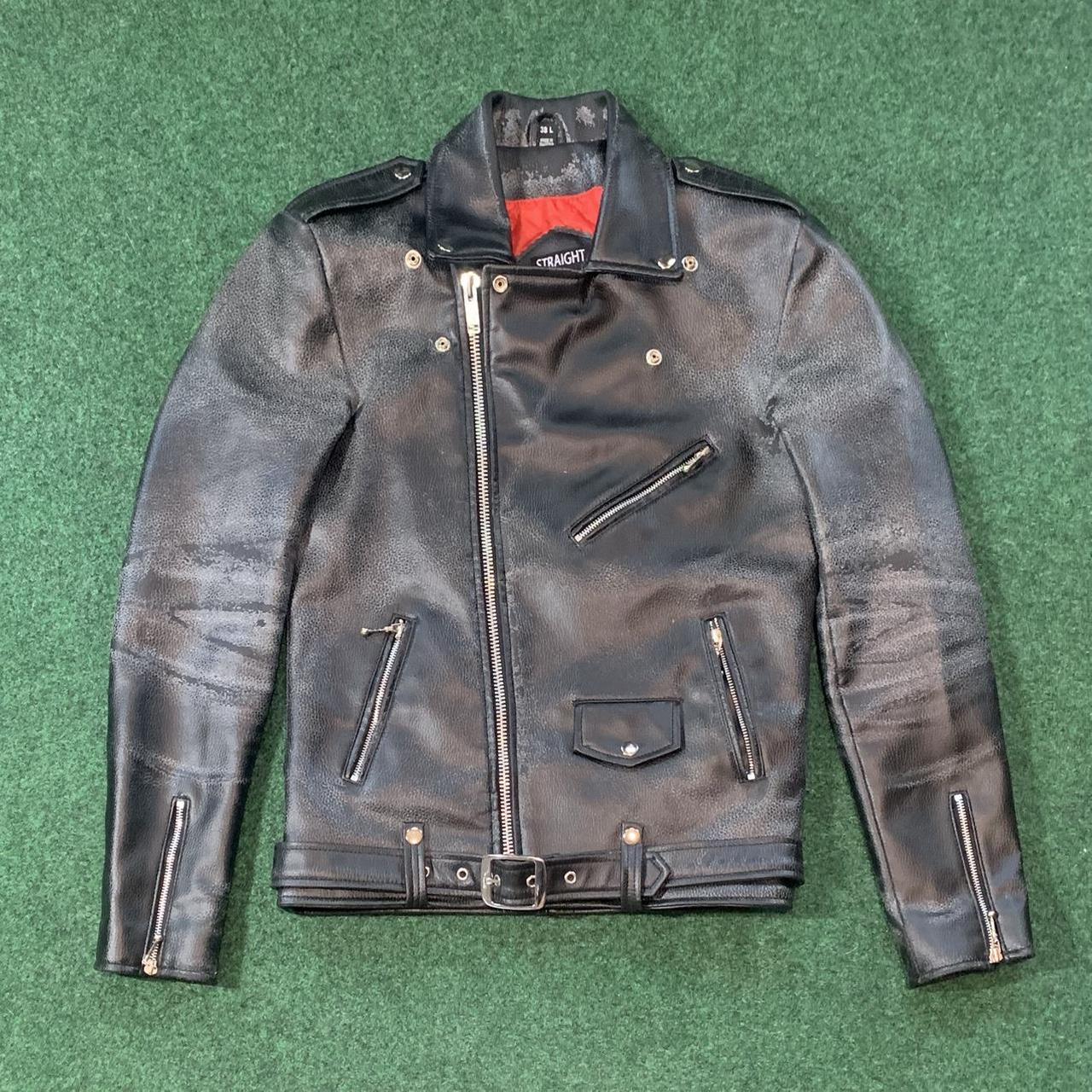 Straight to Hell Men's Commando Leather Jacket