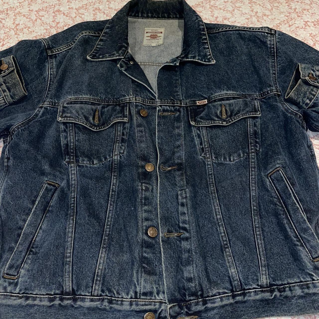 Men’s Pepe Denim Jacket - True Vintage Dark Wash,... - Depop