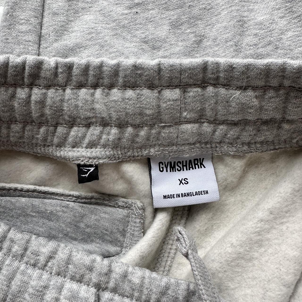 gymshark grey crest straight leg sweatpants size xs... Depop