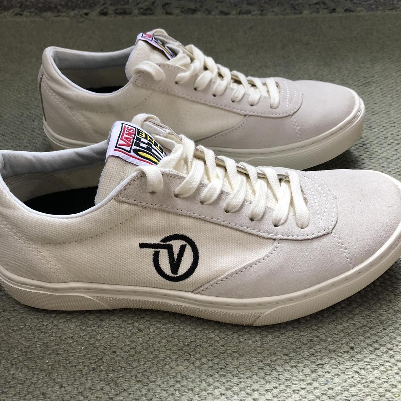 Vans paradox shoes in white/off white, mens Depop