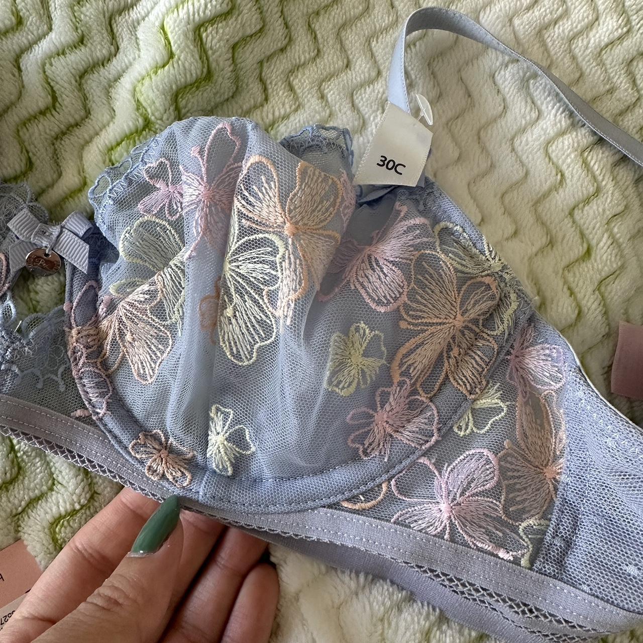 Boux Avenue Bra and Thong set. Bra is UK 30C. Thong... Depop