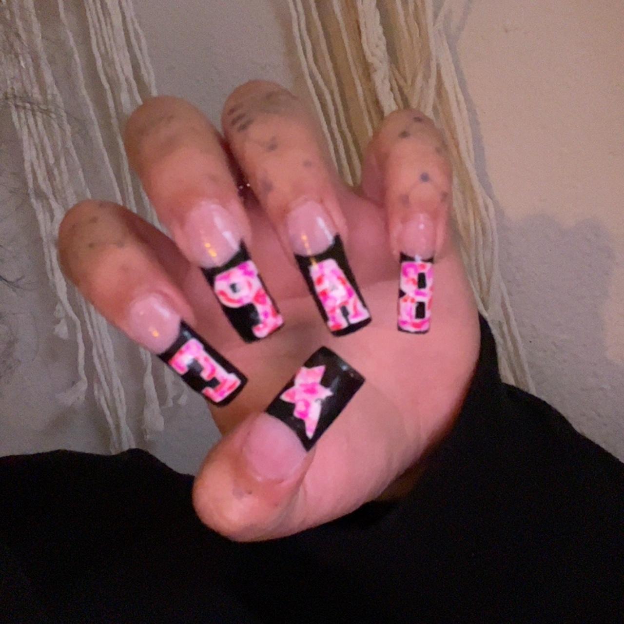 Bape nails! custom sets start off short45 , 50... Depop