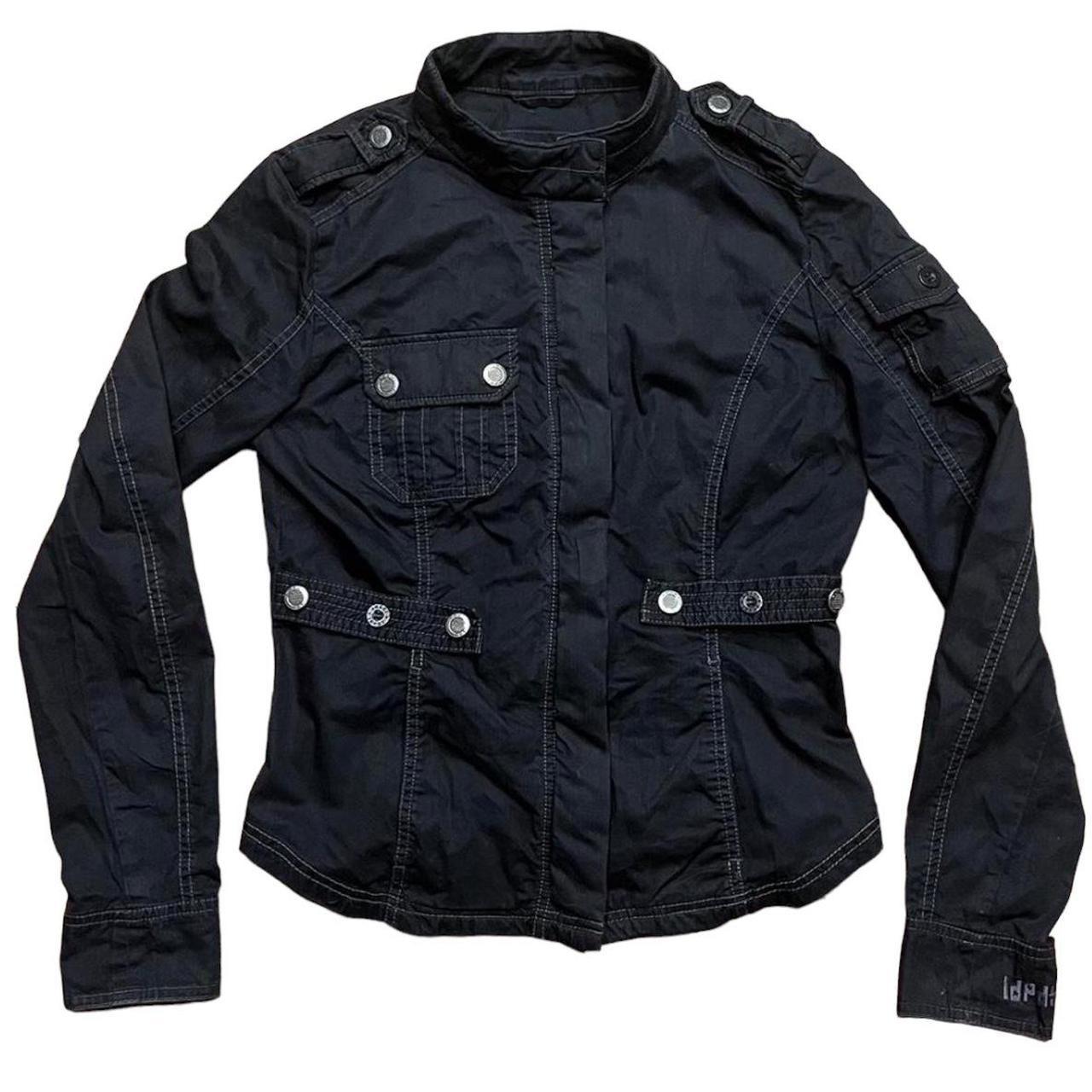 00's archive opium black fur p coat 8ボタン