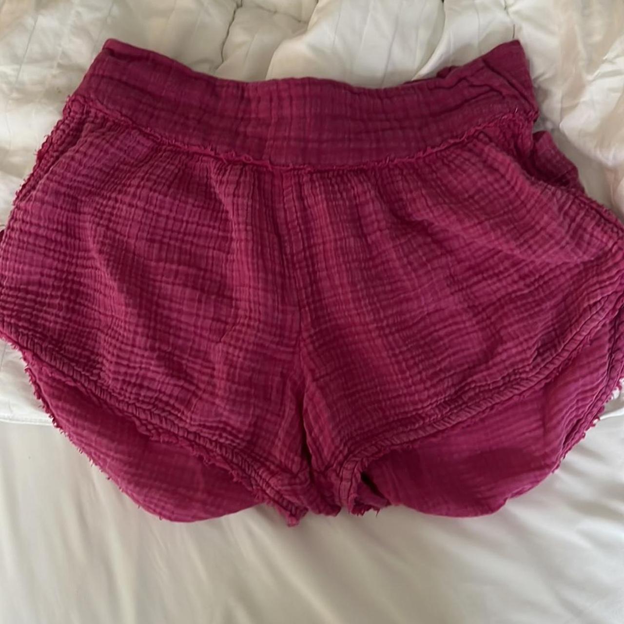 Anthropologie Women's Pink Shorts | Depop