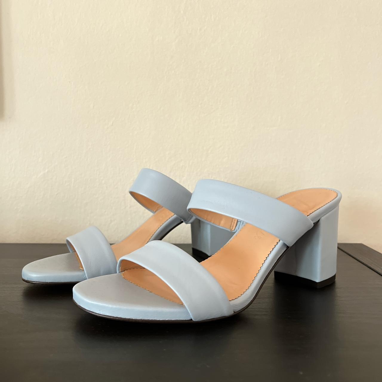 J.Crew Women's Blue Sandals Depop
