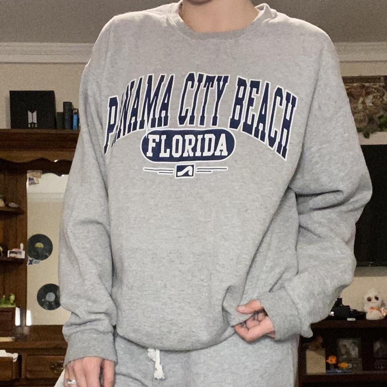Panama City Crewneck sweatshirt size L super cute... - Depop