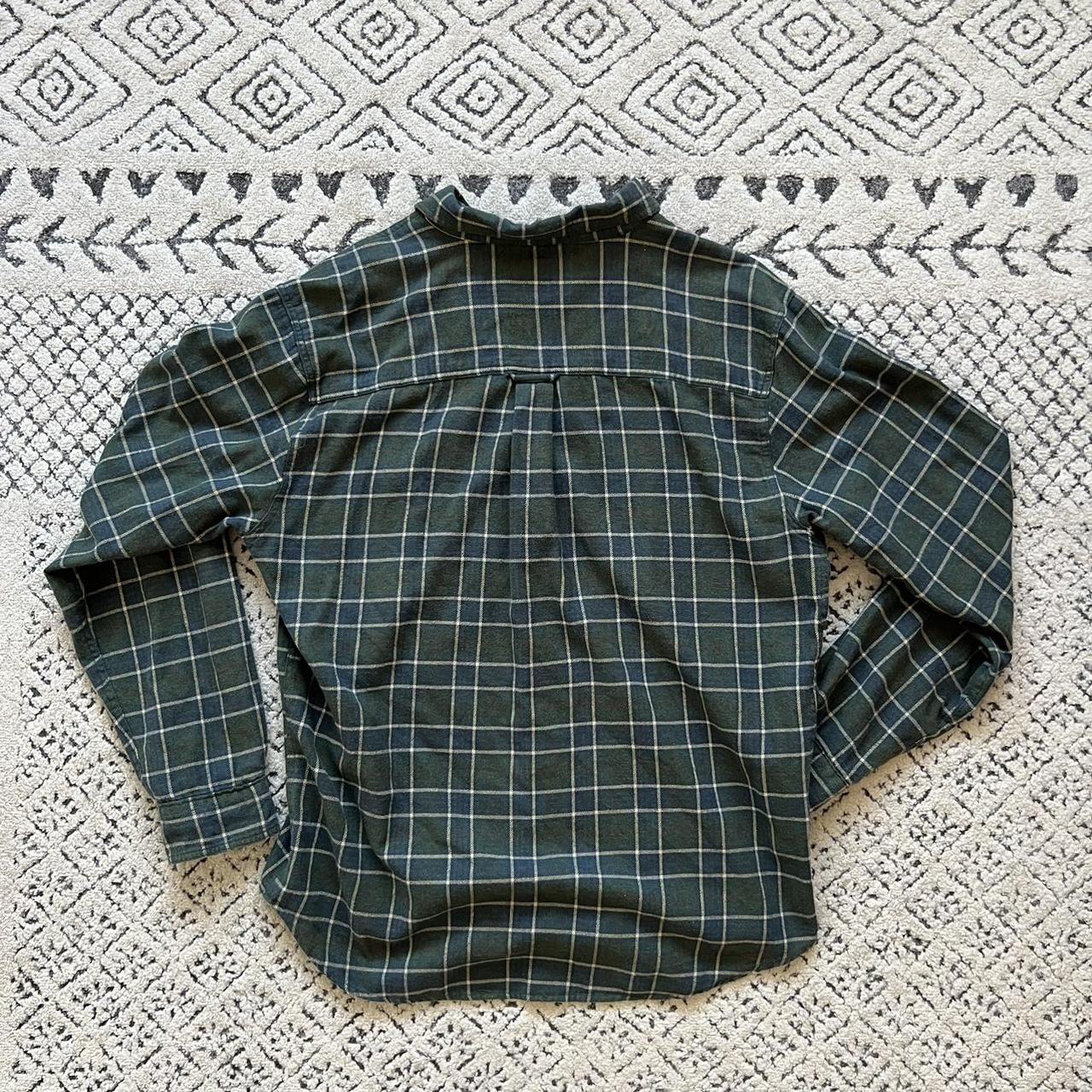 Vintage Woolrich Fishing Themed Print Flannel Shirt - Depop