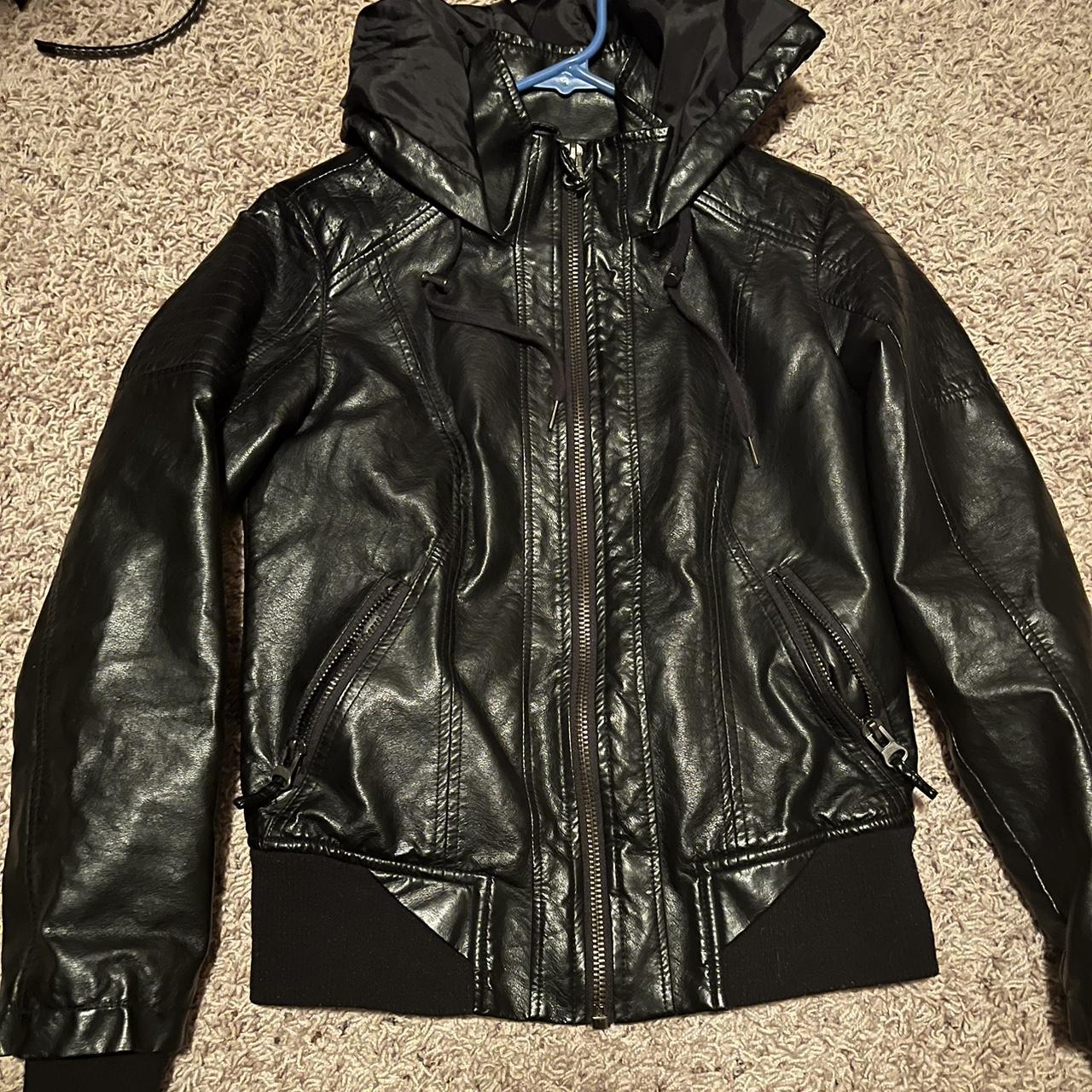 Charlotte russe shop black leather jacket