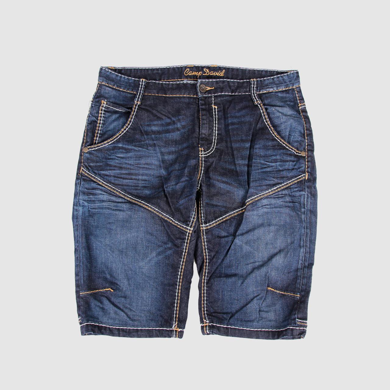 CAMP DAVID JEANS SHORTS PANTS BLUE Condition ... - Depop