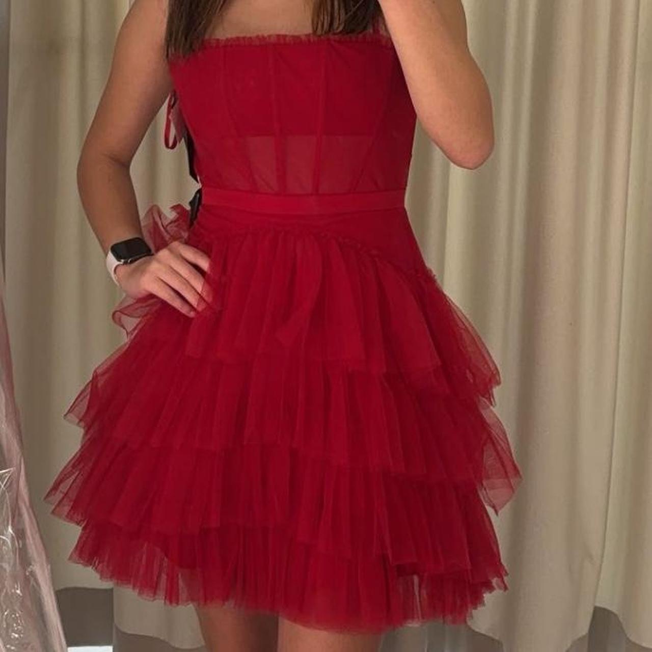 Betsy adam shops red dress