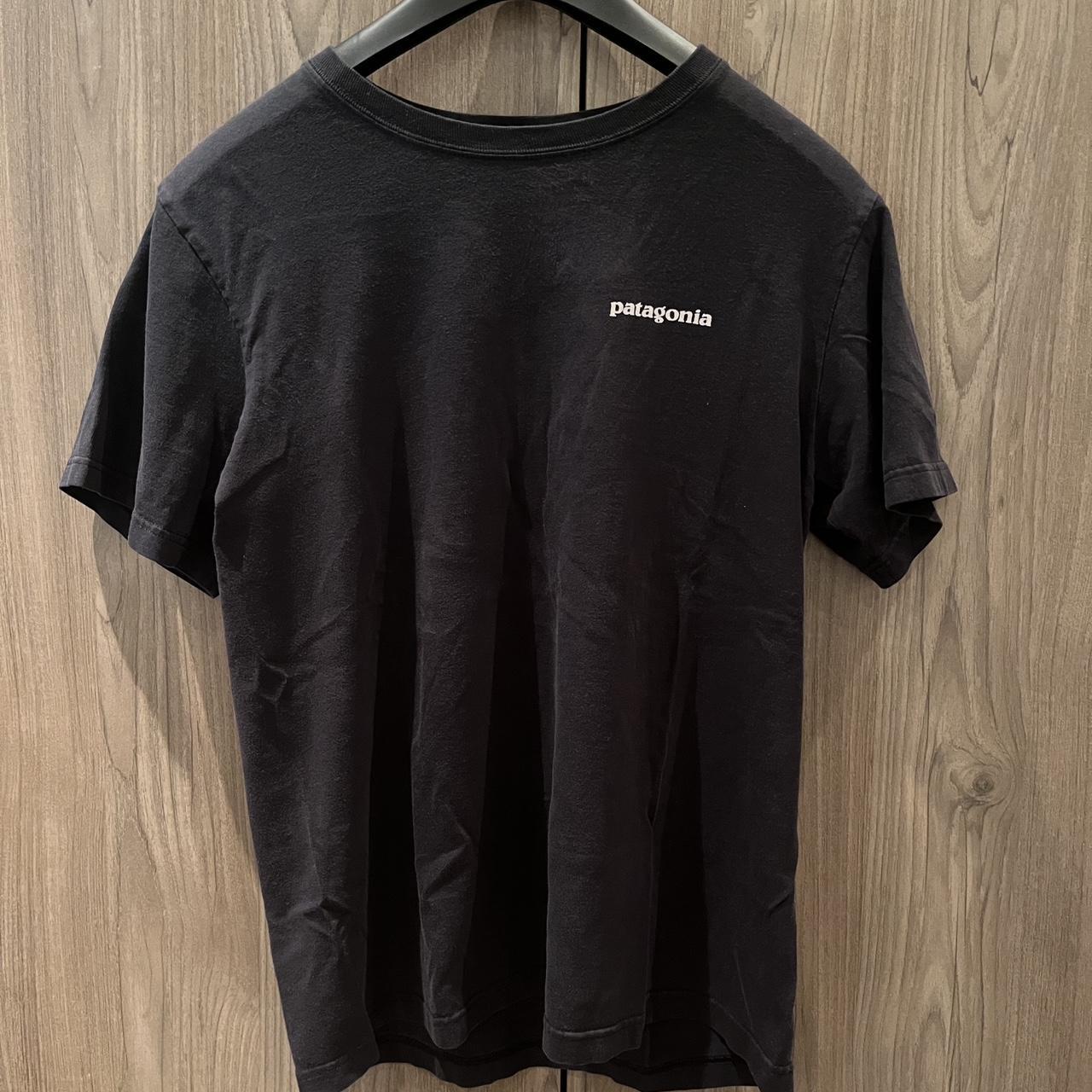 Vintage Patagonia Graphic T-Shirt Black Men's No | Depop