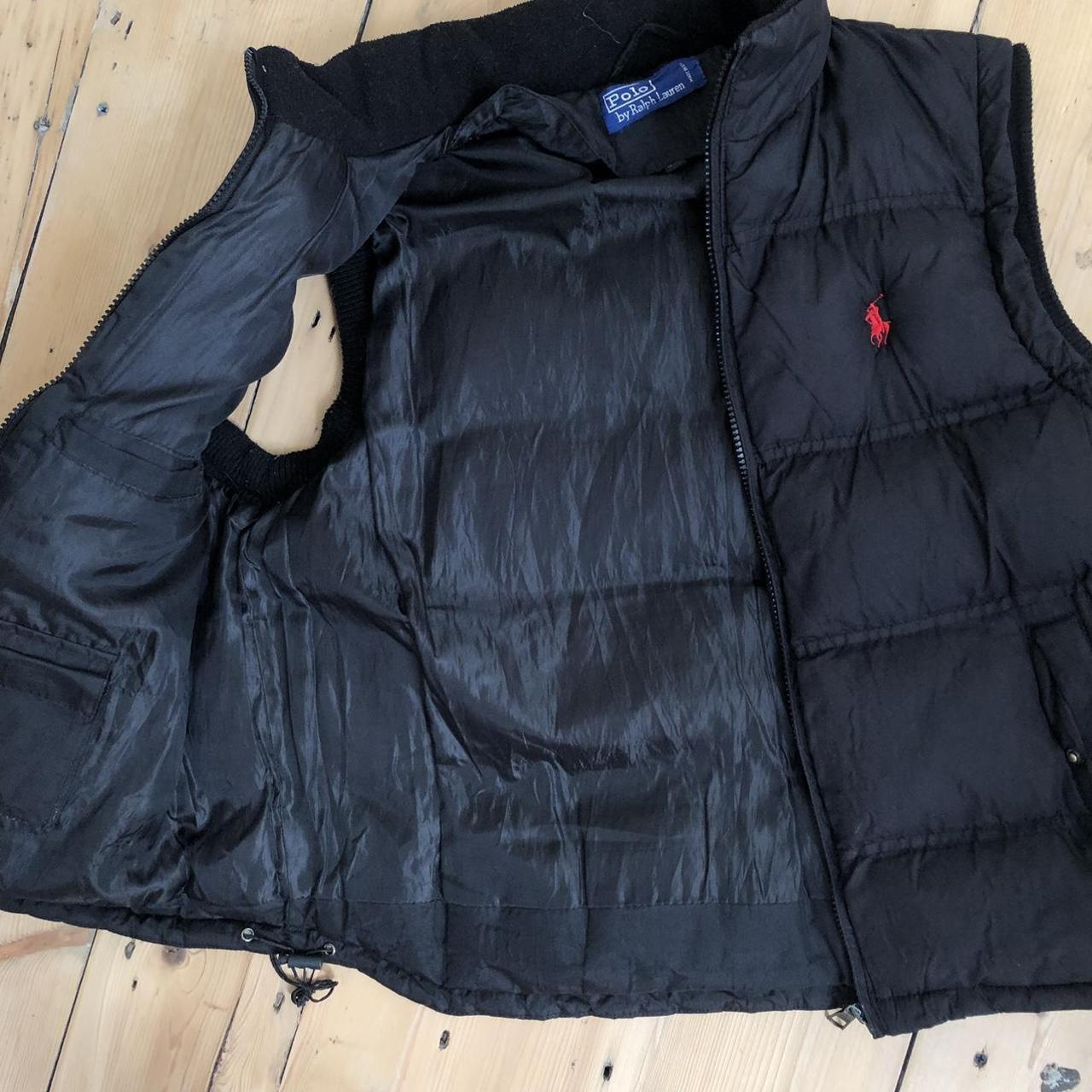 Black Ralph Lauren puffer gilet Quite worn , very... - Depop