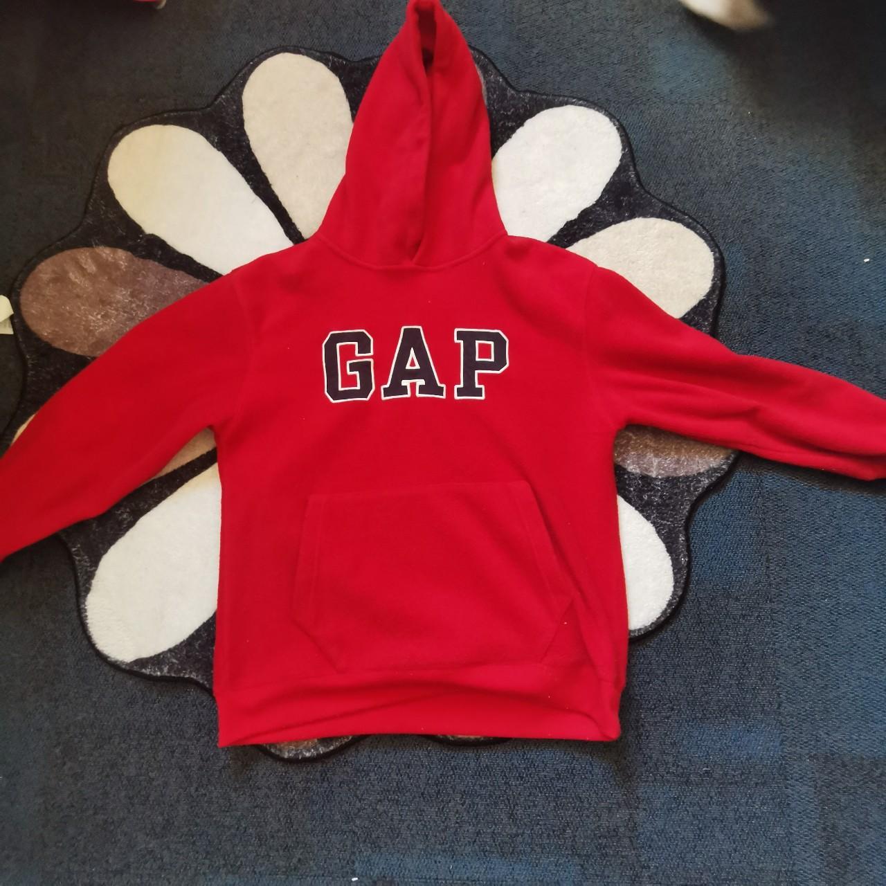 Red gap hoodie Size - kids xl, Woman's medium,... - Depop