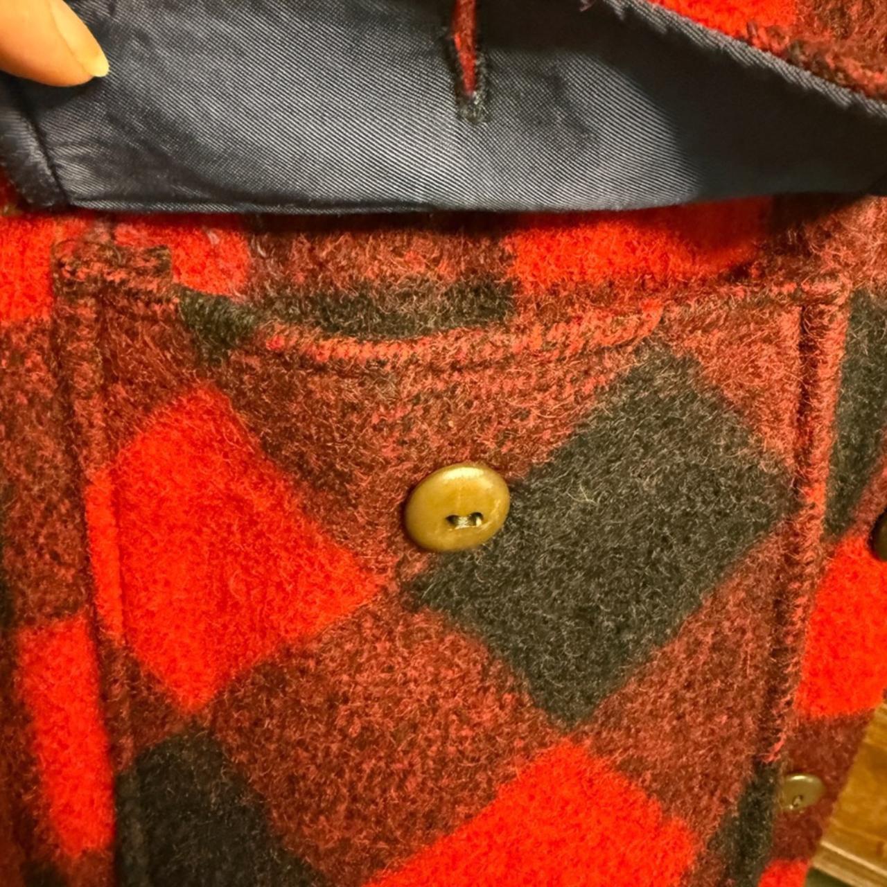 Source Unknown Men's Shacket Jacket - Red/Multi –… - image 5