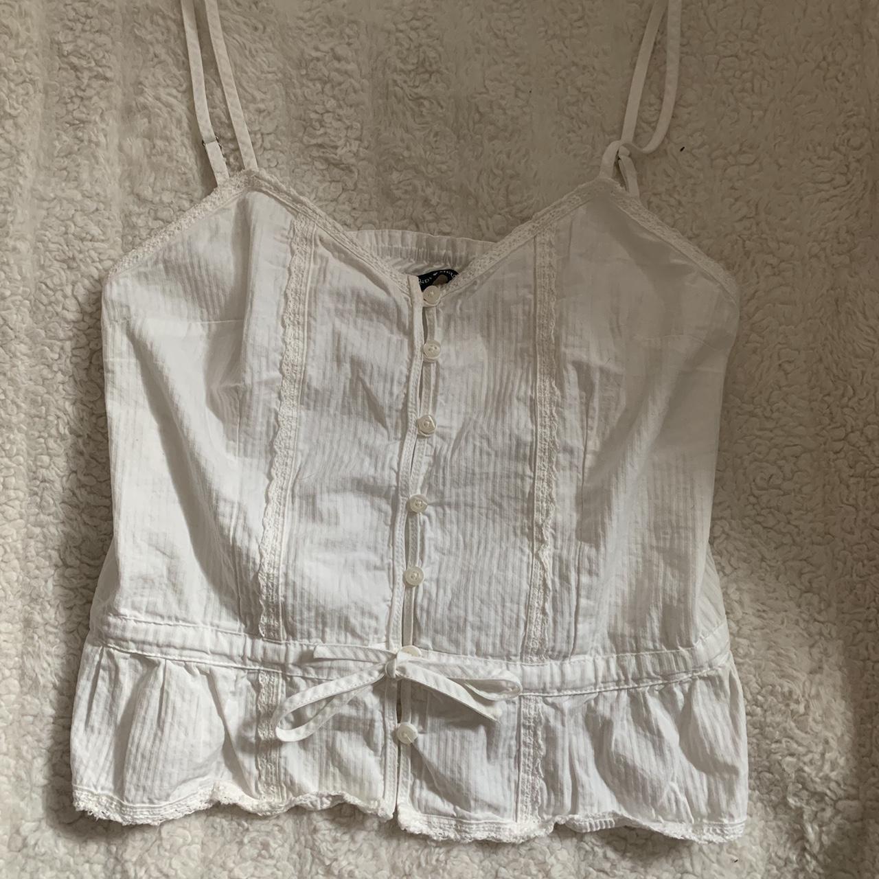 brandy melville kara top!! - superr cute for spring... - Depop