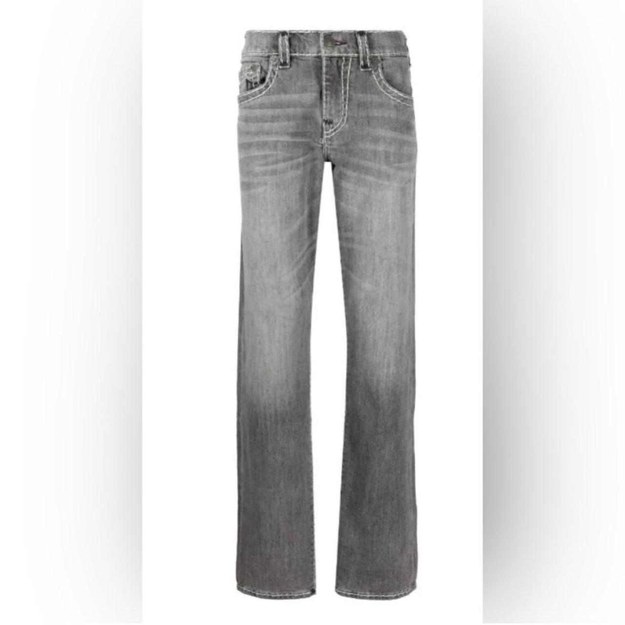 True religion grey low rise jeans only worn once but... Depop