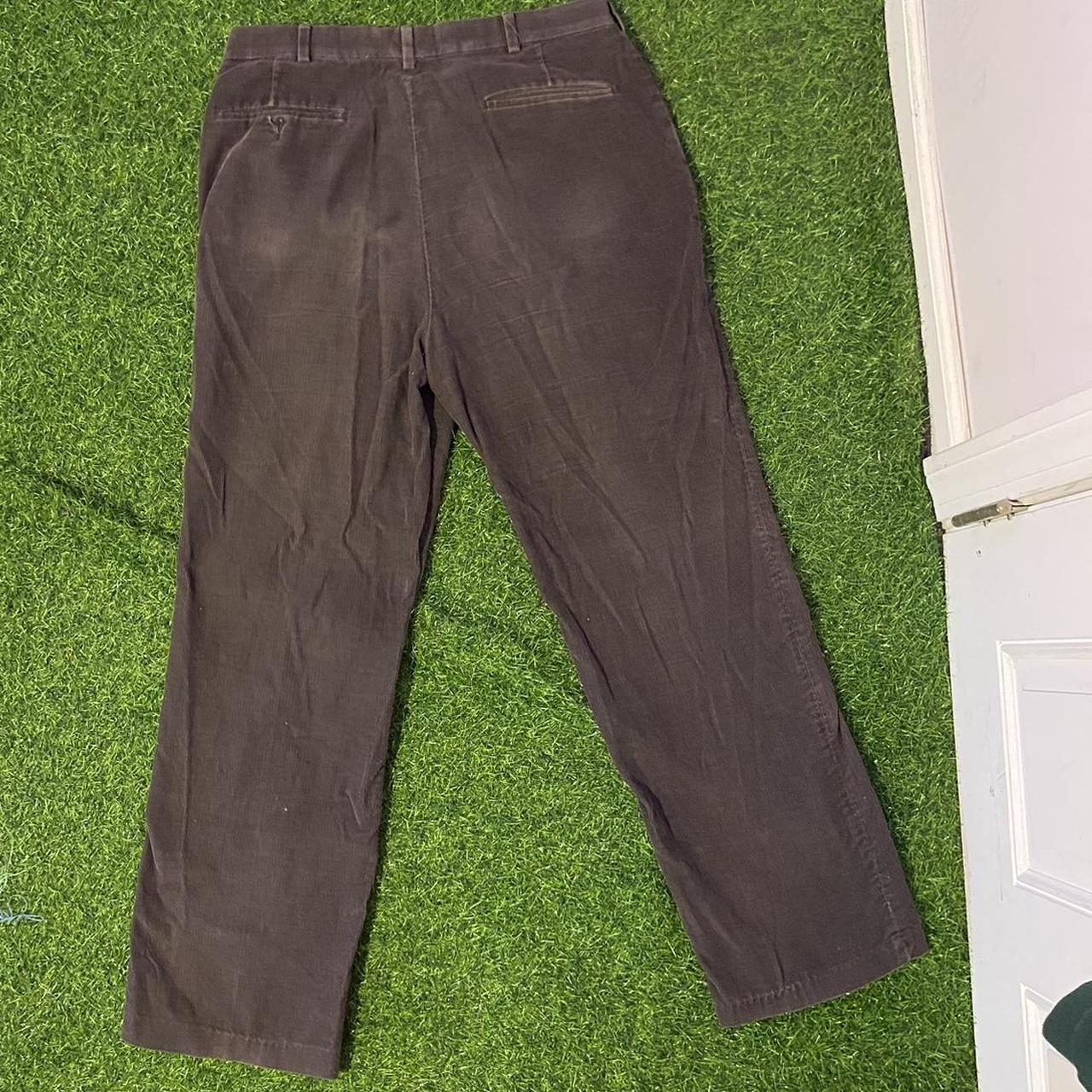 dark grey corduroy pants insanely old tags can’t... - Depop