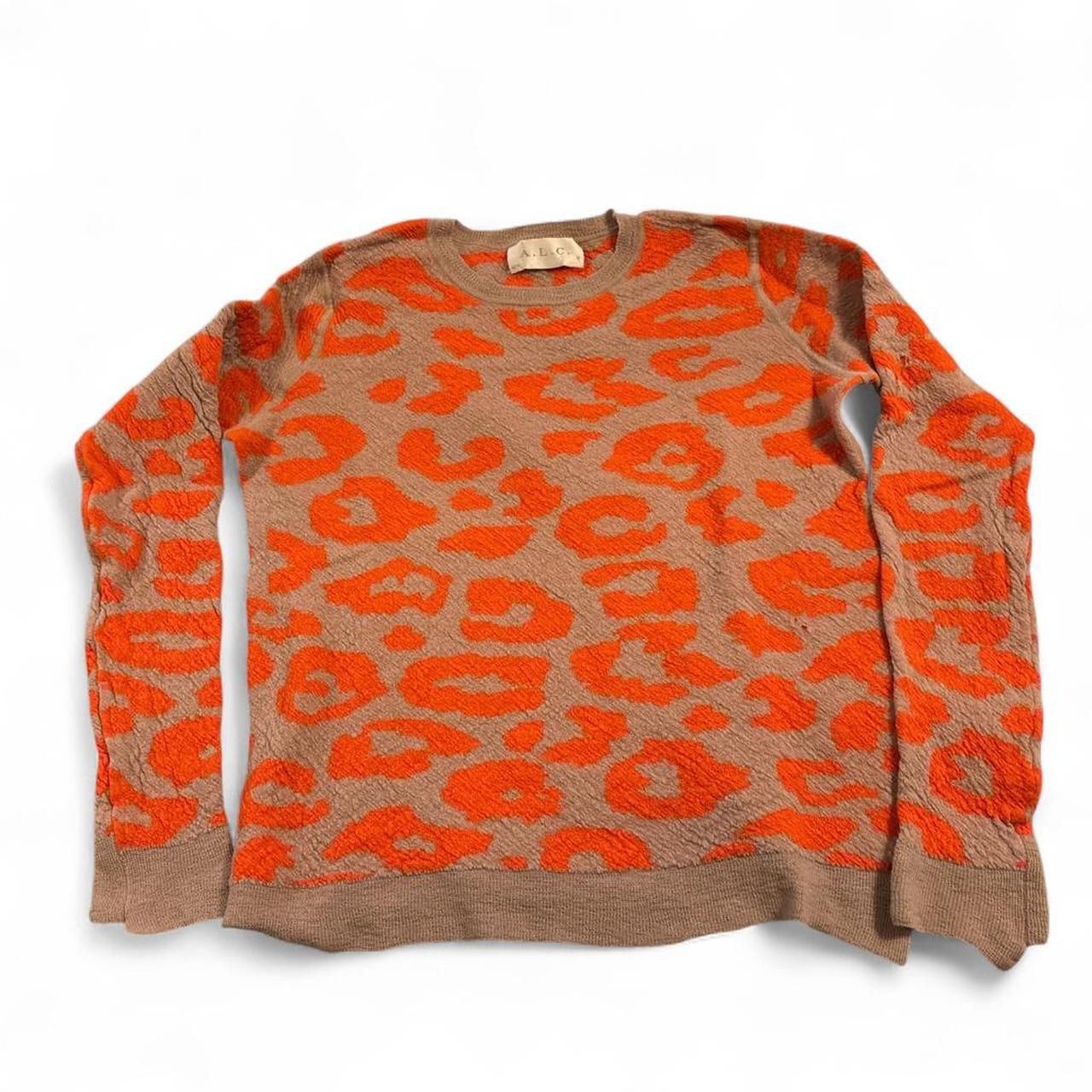 A.L.C Women's Sweater - Multi/Orange - M – ALC Gr… - image 1