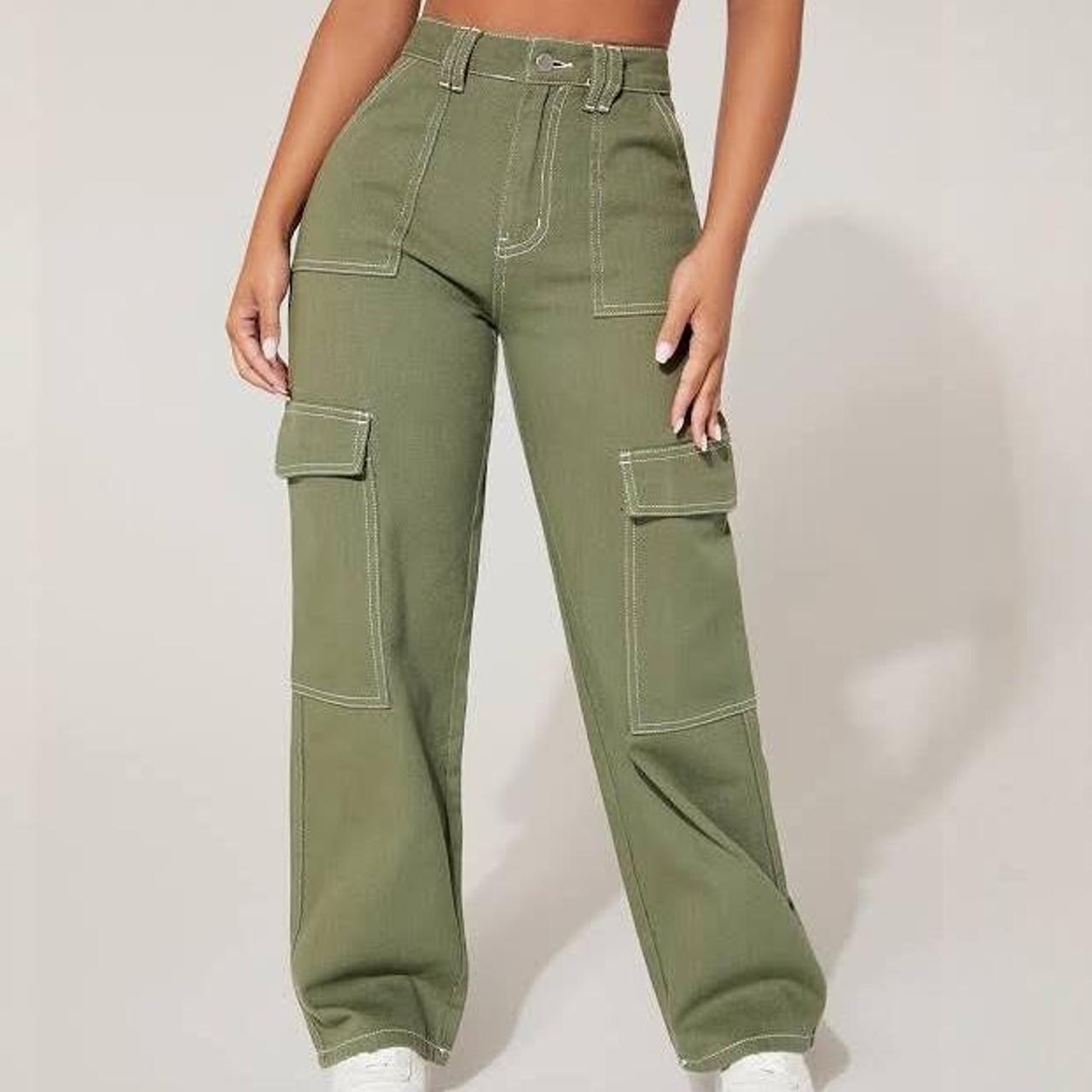 Womens Khaki Cargo Skinny Jeans | Primark