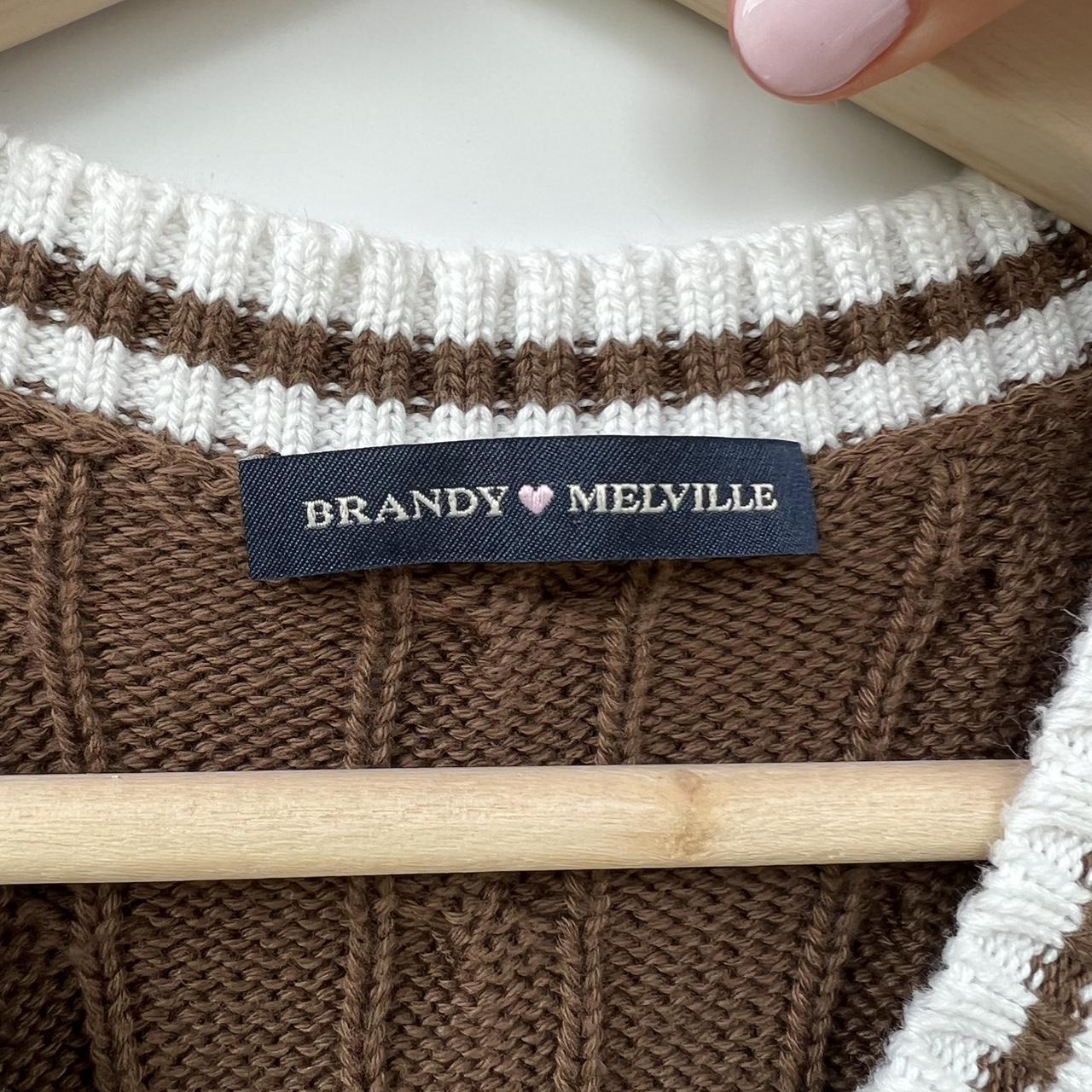 Brandy brown sweater vest brandy brandymelville Depop