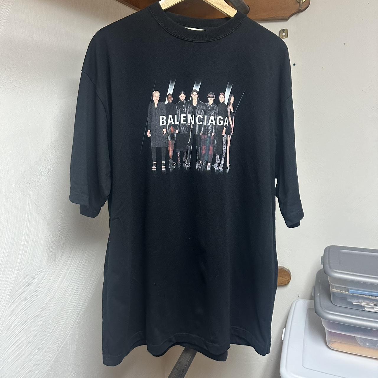 Balenciaga t shirt used best sale