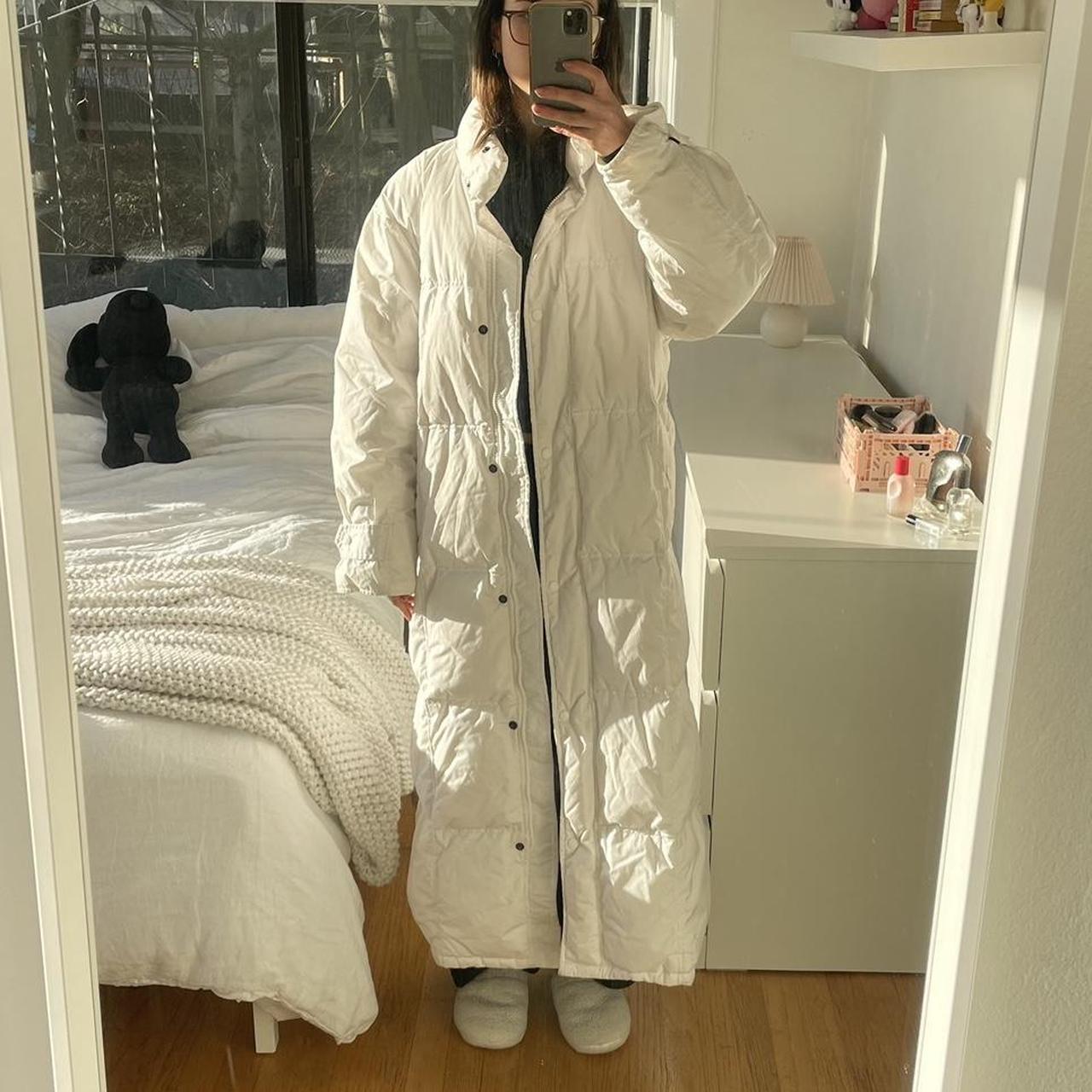 Eddie Bauer Women's White Coat Depop