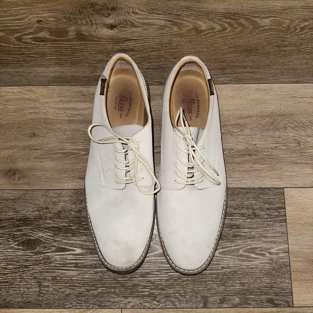 Gh Bass White Nubuck Shoes Gh Bass White Buck Oxford Shoes Bass