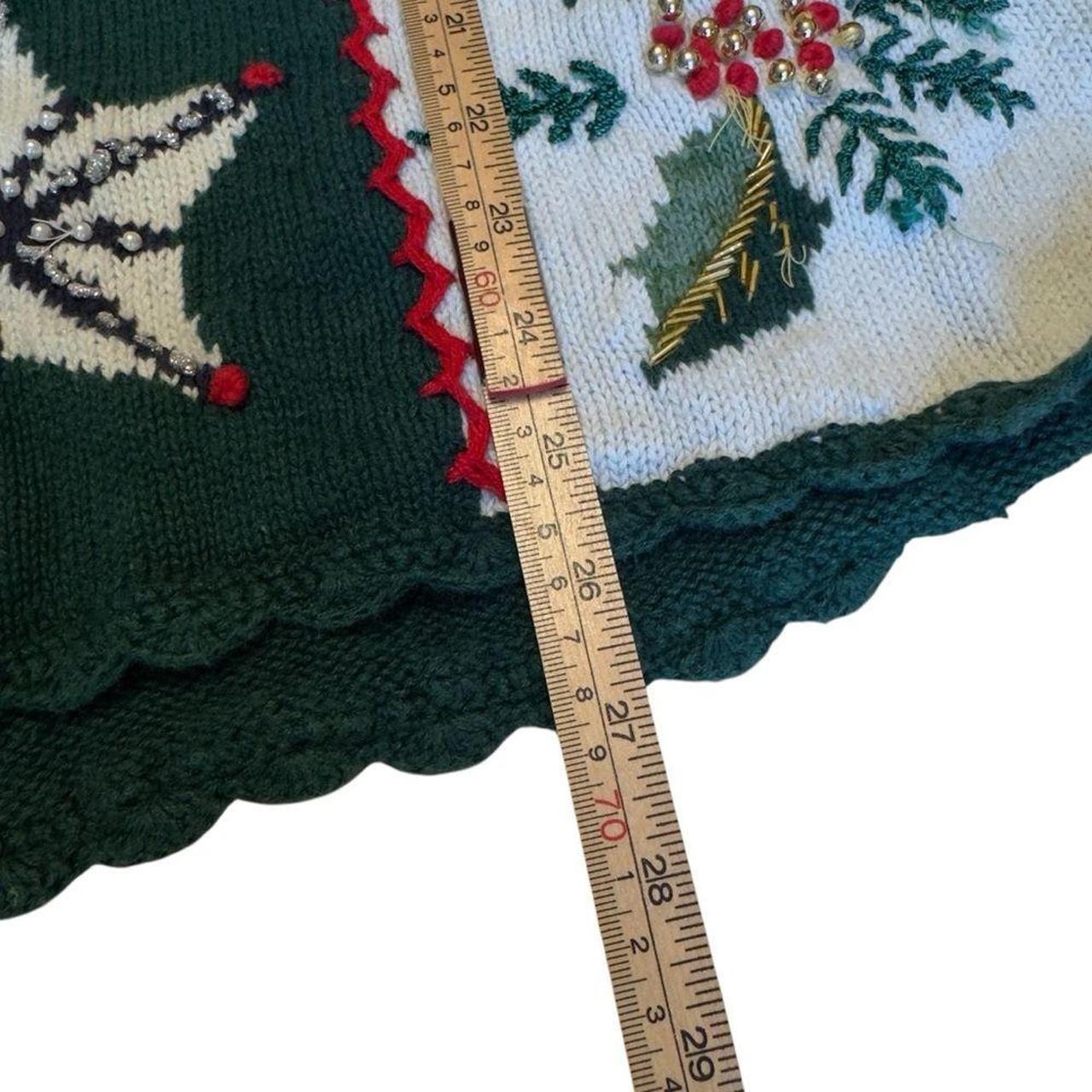 Source Unknown Women's Sweater - Green/Red - L – … - image 7