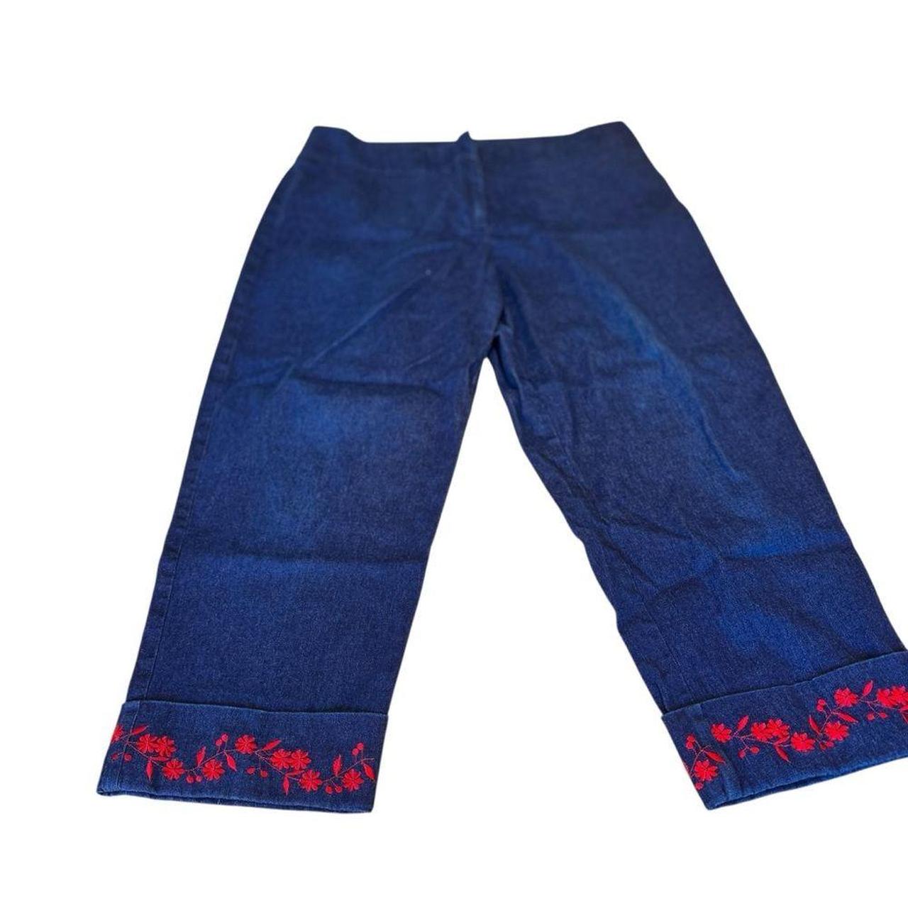 Source Unknown Women's Bootcut/Flare Capri Jeans … - image 3