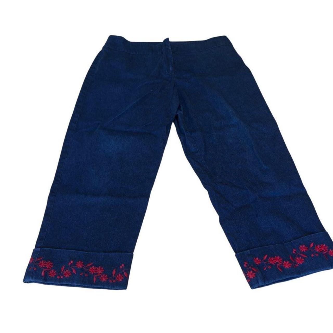 Source Unknown Women's Bootcut/Flare Capri Jeans … - image 4