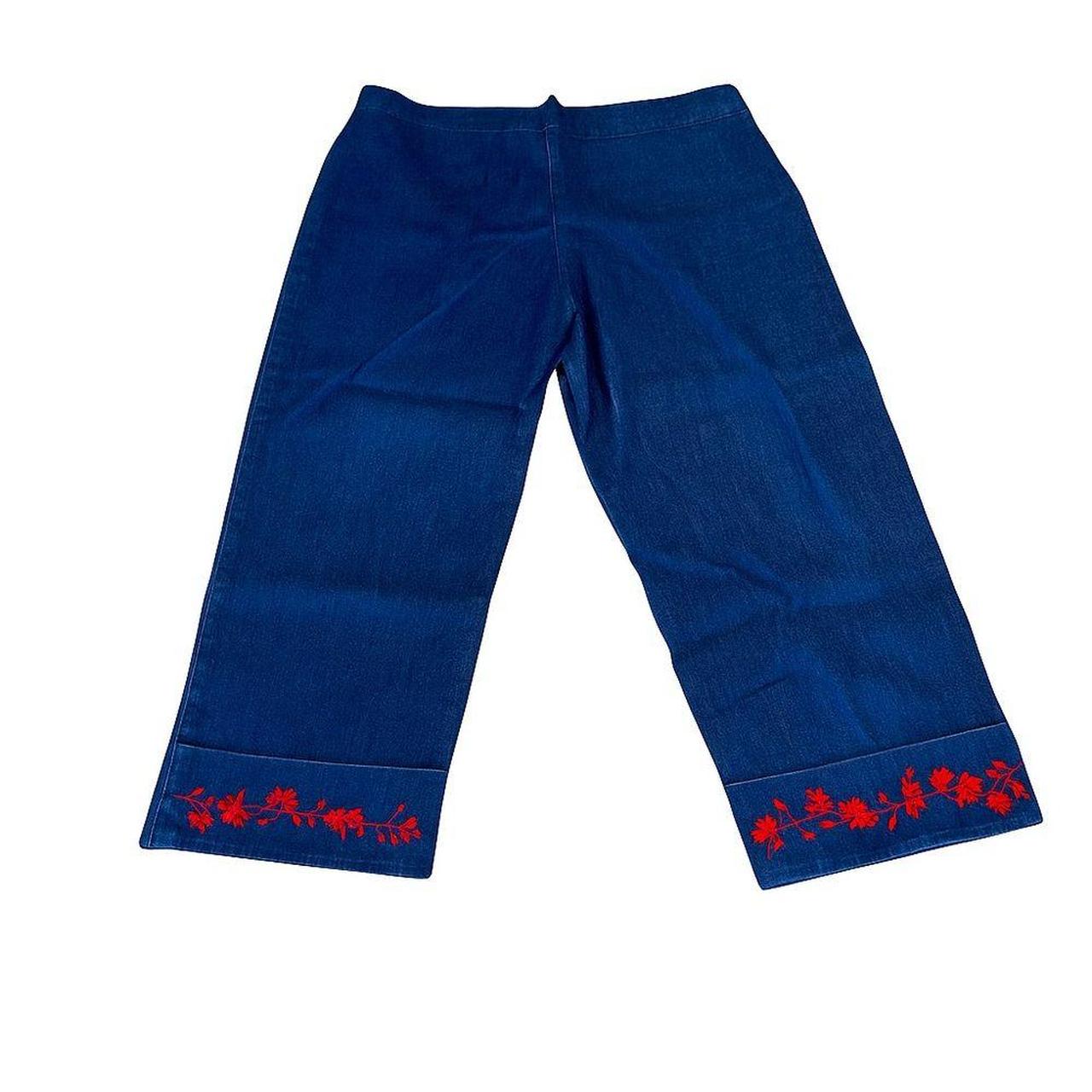 Source Unknown Women's Bootcut/Flare Capri Jeans … - image 2